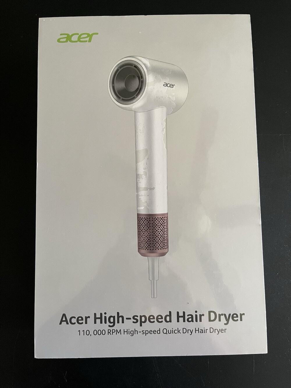 Acer GF-01 High-Speed Hair Dryer 110,000 RPM 1500W NEW SEALED